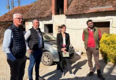 Vendredi 17 avril, la députée Constance de Pélichy a été invitée sur une exploitation dans le Giennois.