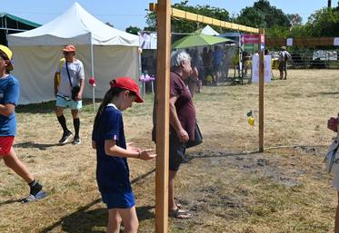 Avec des températures qui ont atteint jusqu'à 40 °C le dimanche 21 juin, de nombreux visiteurs ont profité de pauses fraîcheur au sein du comice. 