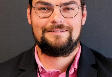 Clément Carteron est le président de Jeunes agriculteurs Centre-Val de Loire.