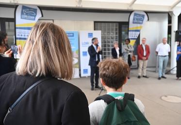 Gaspard a assisté à sa première rentrée dans la peau d'un collégien, heureux impatient de commencer cette nouvelle année scolaire. 