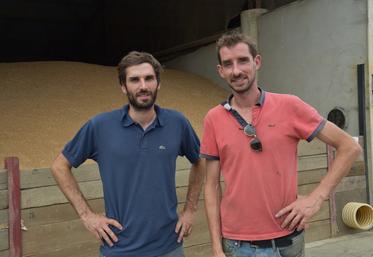 Marchémoret (Seine-et-Marne), jeudi 27 août. Gaëtan et Alexandre Belloy.