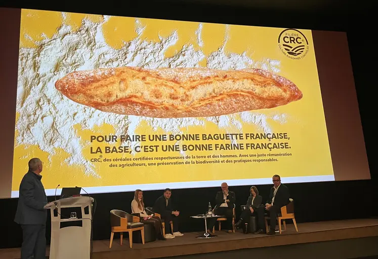affiche de promotion filière crc baguette française