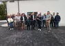 Personnel de la minoterie de Courçon inaugurant le nouveau moulin