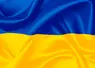 Le drapeau ukrainien ondulé