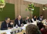 Mathieu Dauphin (Génésis), Pierre Toussaint (Axéréal), Thomas Monville (Axéréal), Wassila Riah-Anglet (UniLaSalle) et Fabien May (agriculteur) lors de la conférence de presse sur le projet Arpège d'Axéréal au Salon de l'Agriculture le 24 février 2025