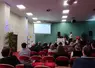Photo d'un intervenant lors d'une conférence sur le réchauffement climatique lors des JTIC 2025