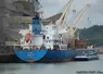 Le ELPIS venu charger 30000 tonnes d'orge fourragere a destination du Mexique sur la presqu'ile Elie.