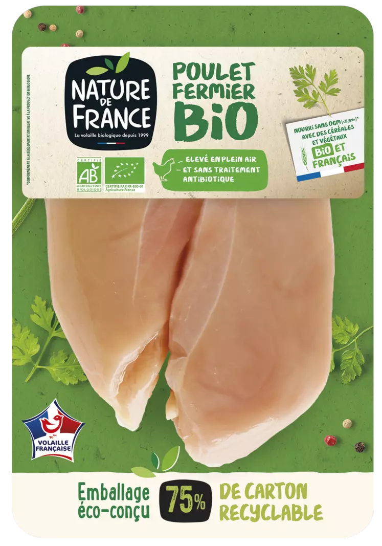 Nutrition animale  Nature de France lance un poulet fermier bio