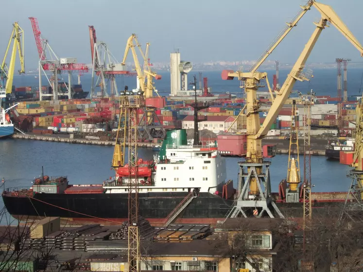 Le trafic portuaire de marchandises en mer Noire et sur le Danube