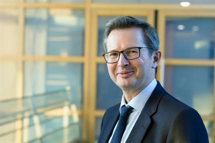 <em class="placeholder">Jean-Loïc Bégué-Turon, responsable clients matières premières agricole au sein de Caceis.</em>