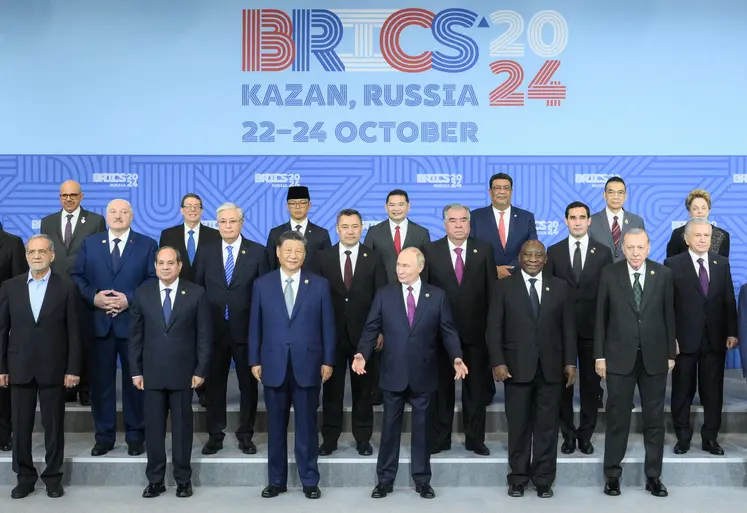 Dirigeants des Brics+, réunis à Kazan en Russie, du 22 au 24 octobre 2024.