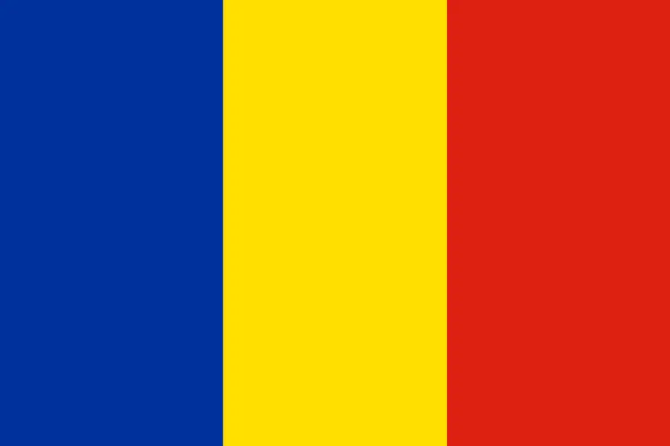 Drapeau de la Roumanie.