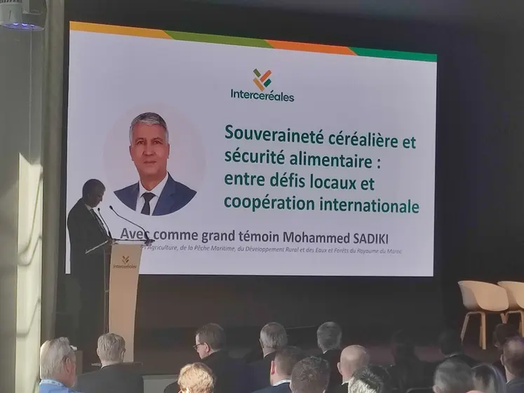 L’ancien ministre de l’Agriculture du Maroc, lors de la sixième Matinée Export & Bourse de l’exécution.