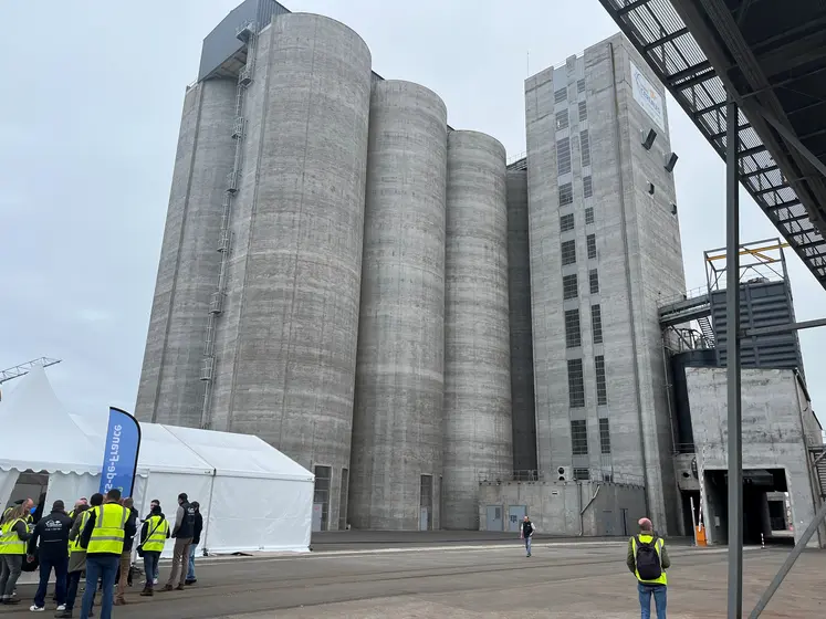 silo neuf Nord Céréales Dunkerque