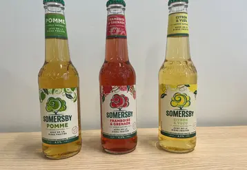 3 saveurs bière somersby en bouteille