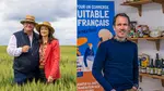 Montage photo montrant Bertrand et Eugénie Girardeau dans un champ de blé à gauche et un portrait de Ludovic Brindejonc à droite.