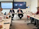 Philippe Heusele, secrétaire général et Éric Thirouin, président de l'AGPB, lors de la conférence de presse de rentrée le 16 septembre 2025