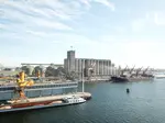 Installations de Nord céréales dans le port de Dunkerque.
