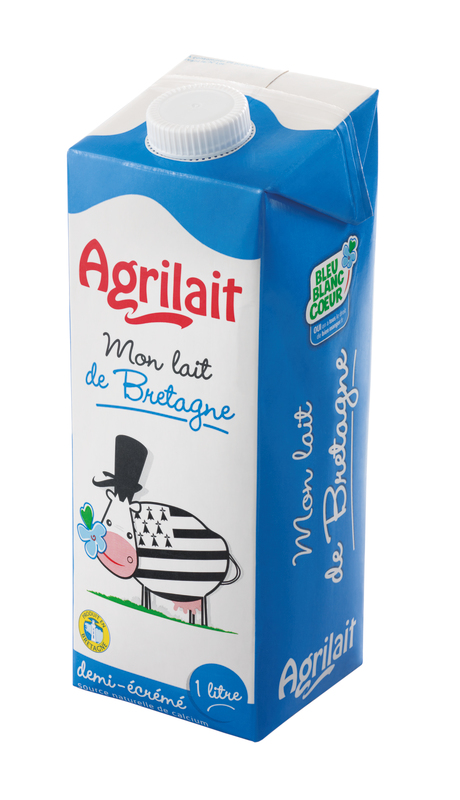 Eurial, Agrilait et Tetra Pack lancent la 1ère brique de lait bio