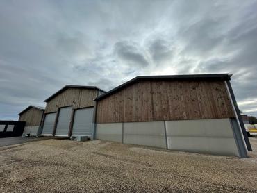 vue extérieure du bâtiment de la ferme du trèfle