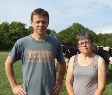 Romain et Marie-Claire Morice, Morbihan, producteur de lait en agriculture biologique