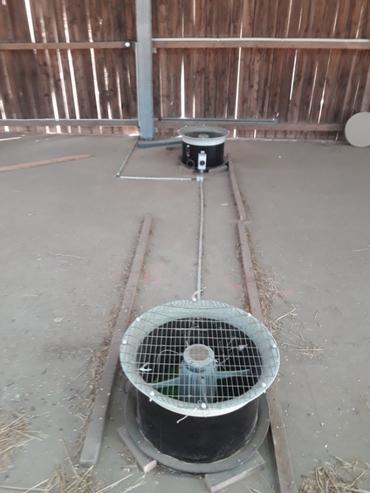 <em class="placeholder">ventilateurs au-dessus du plafond de la salle de traite</em>