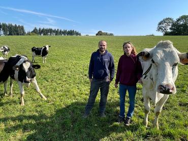 <em class="placeholder">Lénaïc et Camille Vabre, éleveurs dans l’Aveyron. « Passer six mois à un an à ficeler son projet bâtiment est loin d’être du temps perdu. Au contraire, c’est du ...</em>
