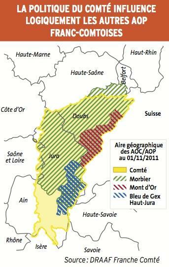 Comté - Produits laitiers AOP