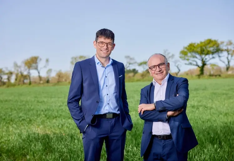 <em class="placeholder">Jean-Michel Gac, président, et Christian Griner, directeur d'Even. </em>