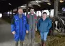 Olivier, Ghislain et Bernadette Dubois ont réalisé l'audit ventilation avant leur projet robot, pour rétablir une bonne circulation de leurs 120 vaches dans le bâtiment. 