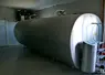 tank à lait dans une ferme laitière