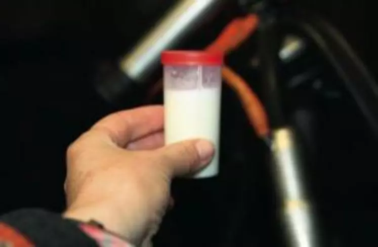 À L’AVENIR, L’ÉCHANTILLONNAGE
DU LAIT de chaque vache
pourrait ne plus être
indispensable à la mesure
du taux cellulaire individuel.