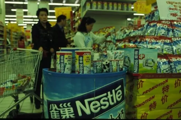 Nestlé réalise 43 % de ses ventes dans les pays émergents.