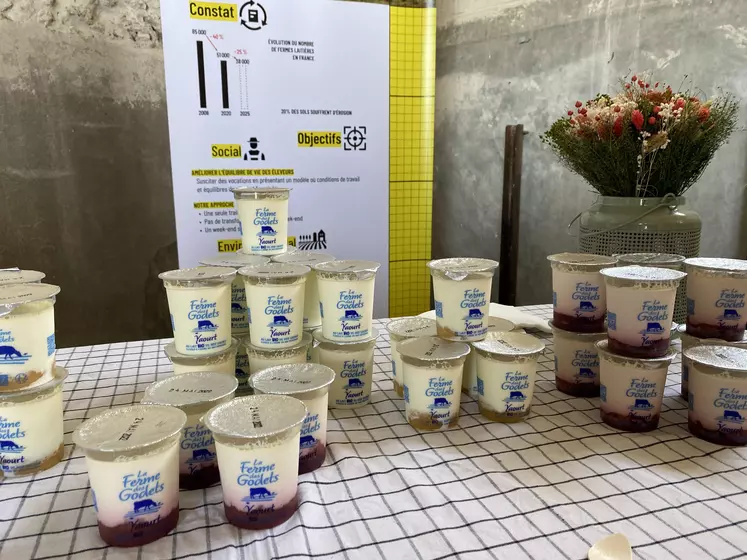 La Laiterie des gots a entamé il y a quinze jours la fabrication d'une gamme de yaourts bios.