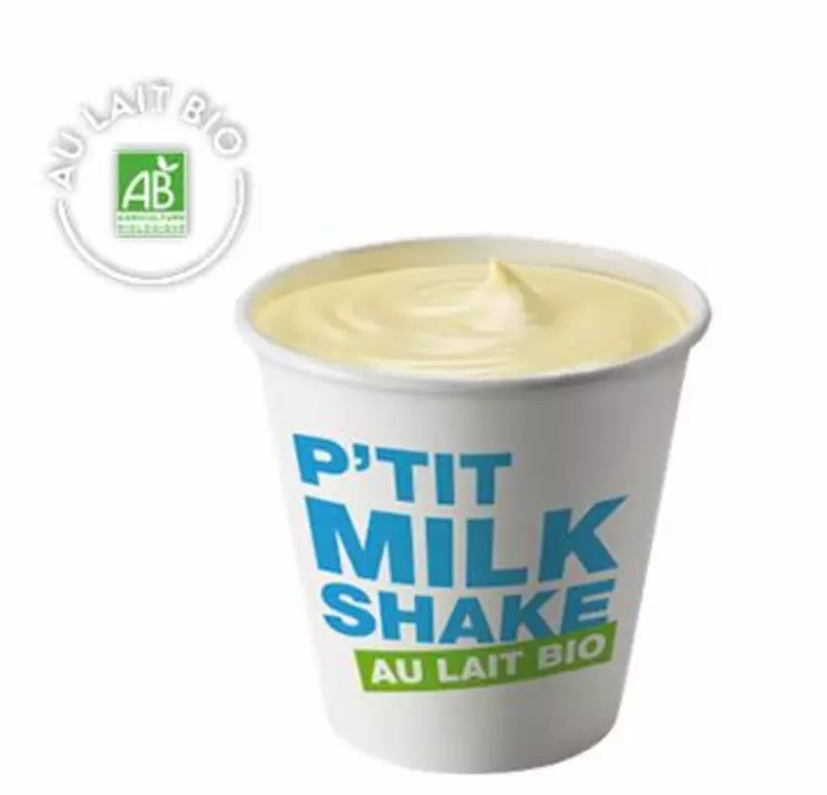 P'tit Milk shake au lait bio