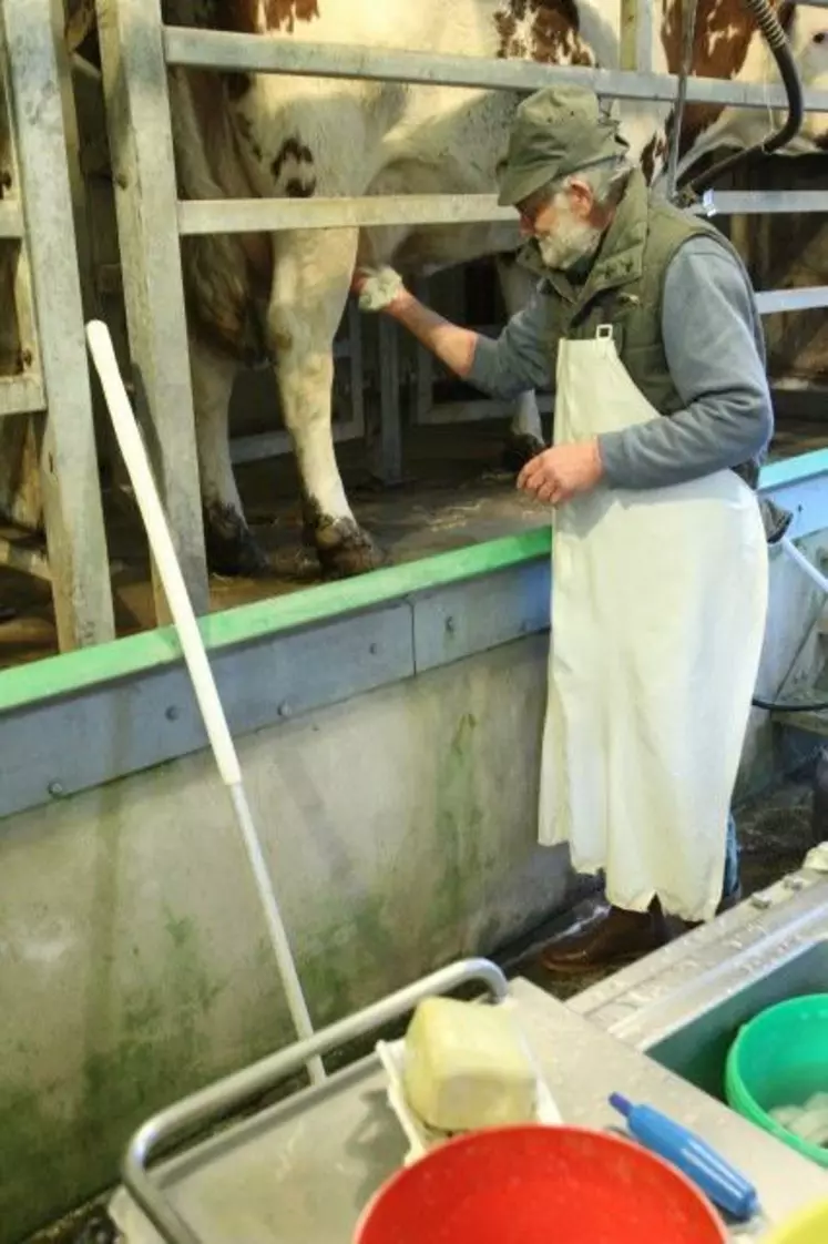 "Avec un prix du lait de base de 475 euros pour 1000 litres, on rémunère au Smic horaire la moitié des producteurs (équivalent à 2 Smic pour un 35h plus congés payés)", défend Lait bio de France.