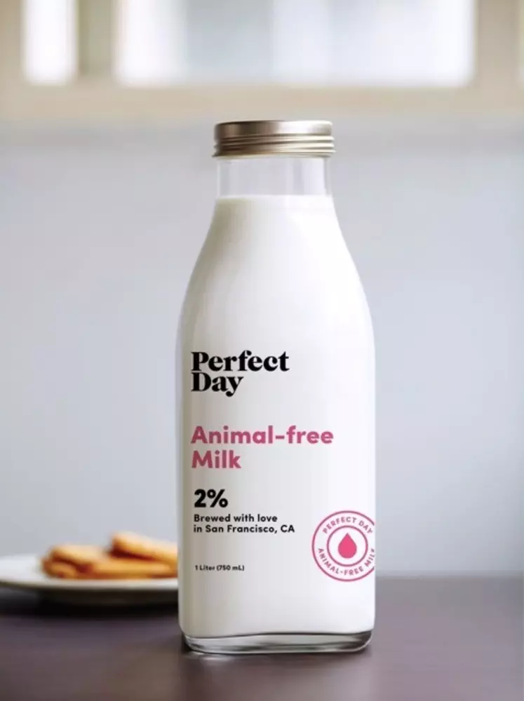 Ce lait est fabriqué à partir de matériel génétique de vache. © Perfect Day
