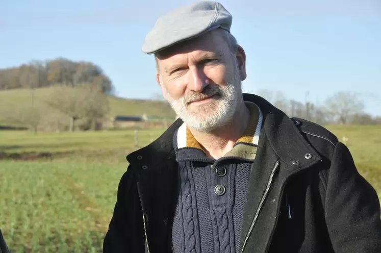 Konrad Schreiber, agronome, spécialiste de l'agricuture de conservation. © B. Griffoul