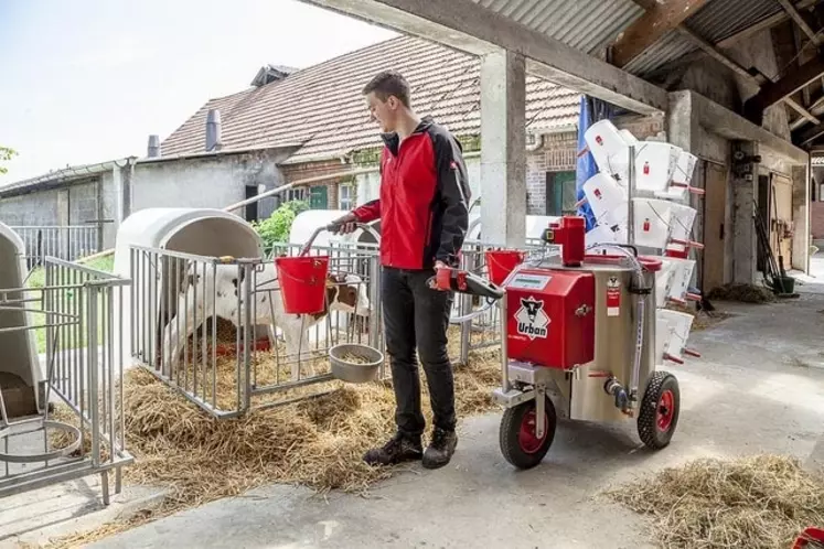 Le MilkShuttle d’Urban est un tricycle agile en terrains difficiles. © Urban