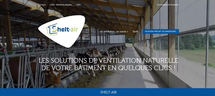 Shelt-air est un outil d’aide à la décision pour dimensionner les ouvertures ventilantes. © DR