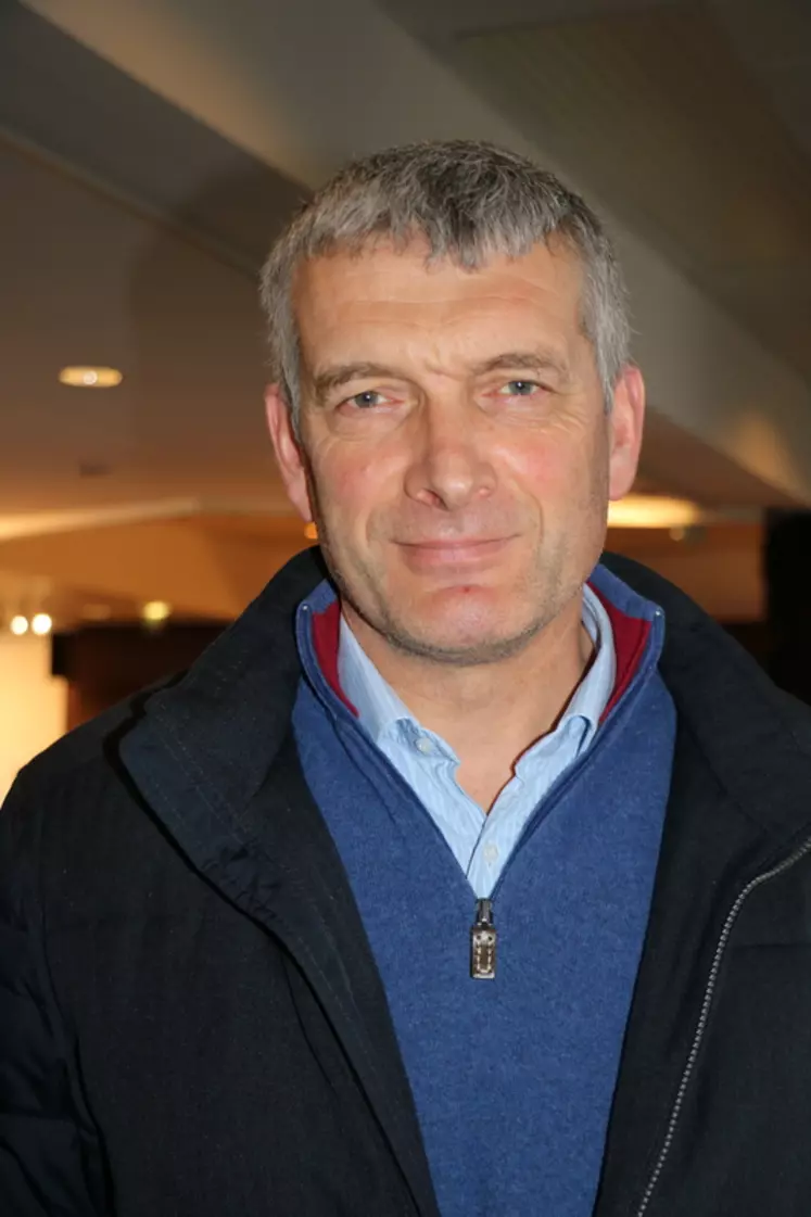 Gilles Durlin, président de la SAS et de l'Aopen Dairy. « L'objectif des deux structures est de maintenir une dynamique laitière en donnant des perspectives aux éleveurs. » © A. Conté