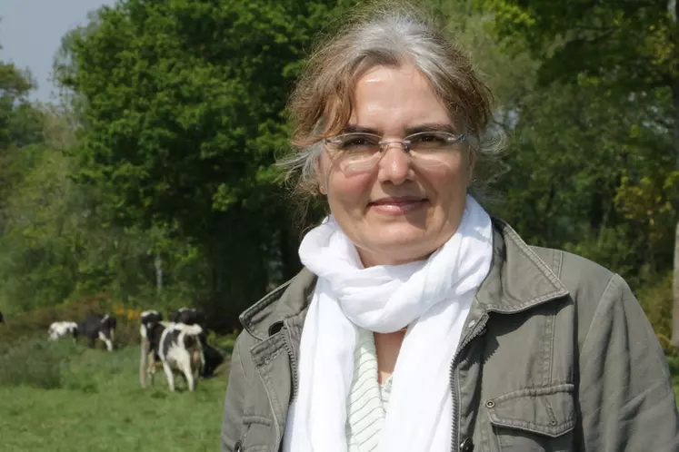 Guylaine Trou, chambre d’agriculture de Bretagne. « Le croisement à vraiment fait baisser le nombre de vaches non inséminées parce que non vues en chaleurs. »