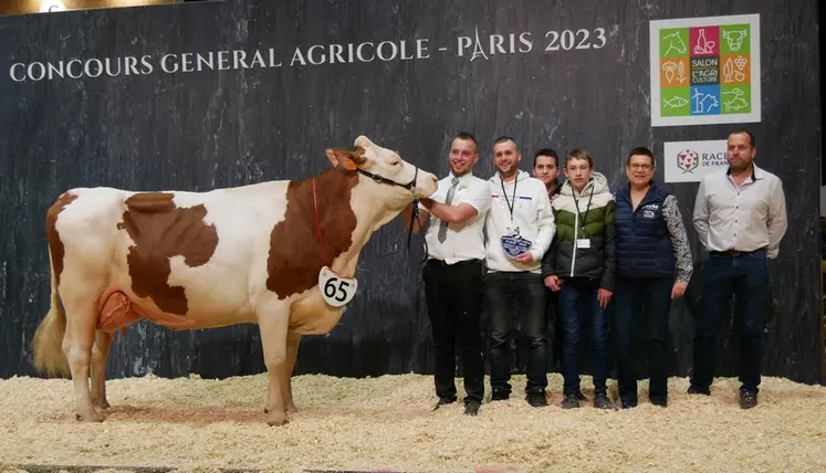 Nafnaf - Gaec Martin des Prises dans le Doubs - Meilleure mamelle adulte