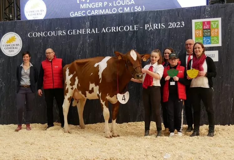 Retrouvée - Gaec Carimalo dans le Morbihan - Championne jeune 