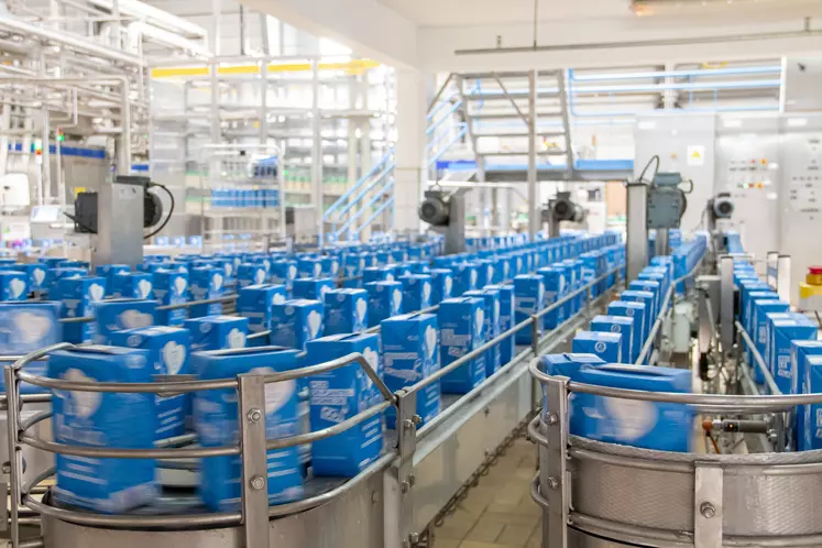 ligne production lait bio