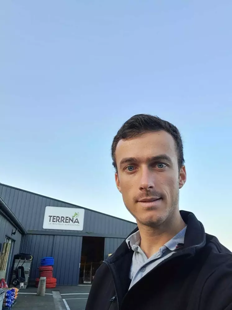 Romain Beaulieu, conseiller agronomie chez Terrena. 