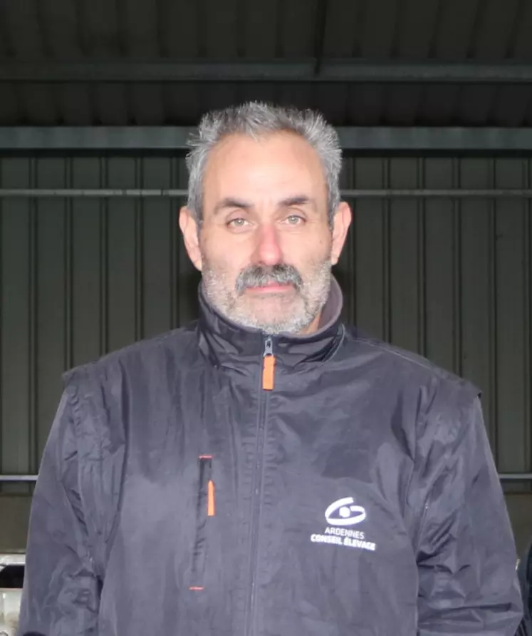 Arnaud Huart, conseiller à Ardennes conseil élevage