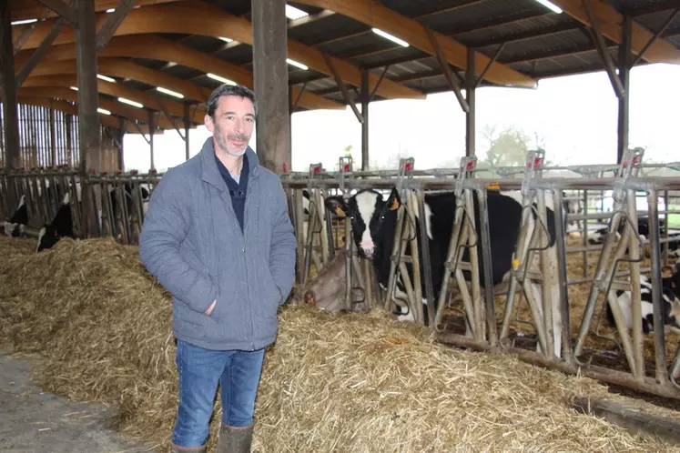 Franck Bonraisin, associé du Gaec La Morice