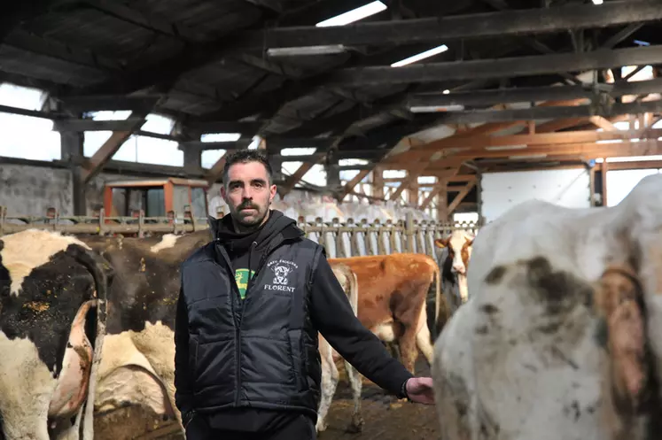 Laurent Faugeras, éleveur dans le Puy-de-Dôme