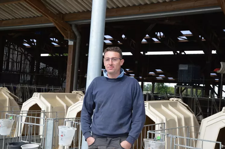 Gildas Guillard, l'un des trois associés du Gaec du Lagot, en Ille-et-Vilaine